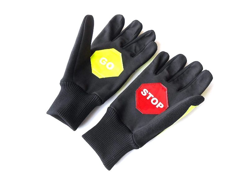 High Visibility Gloves, Traffic Police Warden Gloves