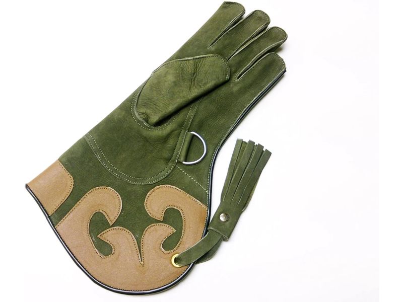 Ladies Suede Leather Falconry glove Bird Handling Glove