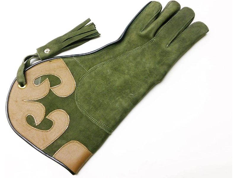 Ladies Suede Leather Falconry glove Bird Handling Glove