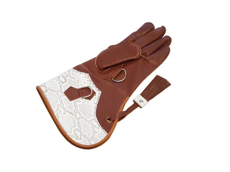 Ladies Leather Falconry Glove Bird Handling Glove