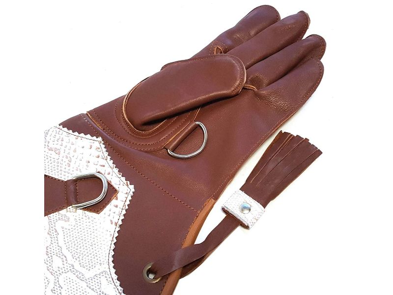 Ladies Leather Falconry Glove Bird Handling Glove