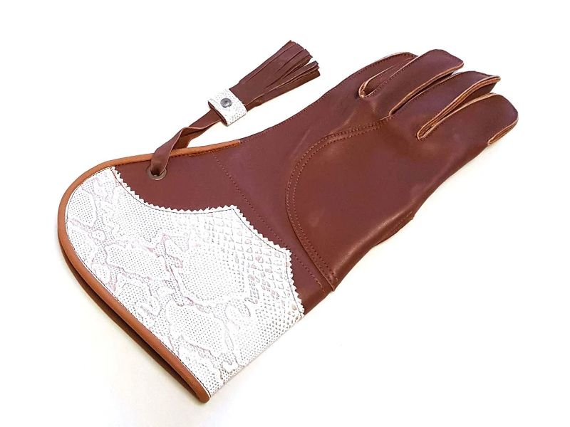 Ladies Leather Falconry Glove Bird Handling Glove