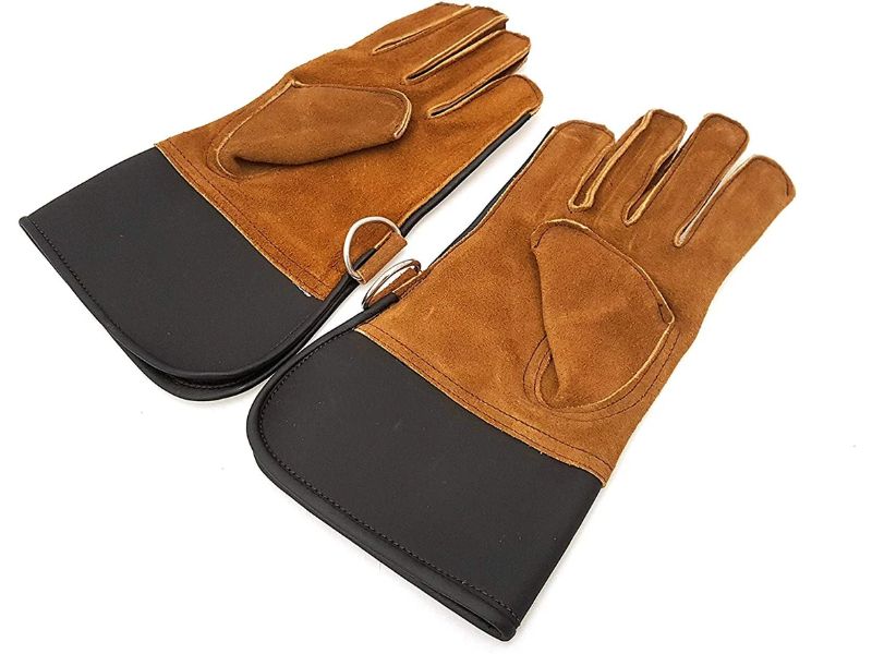 Suede Leather Falconry Glove Bird Handling Glove Junior Falconry Gloves