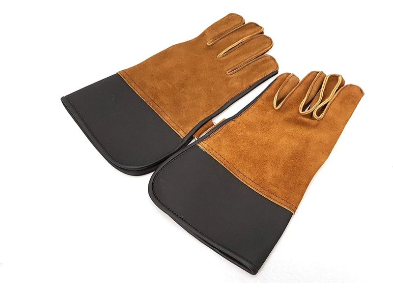 Suede Leather Falconry Glove Bird Handling Glove Junior Falconry Gloves