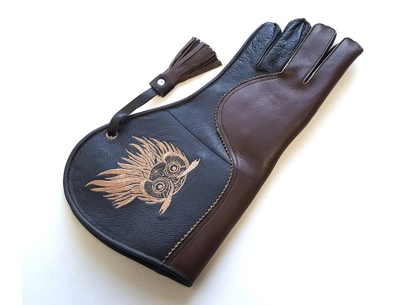 Leather Falconry Glove Bird Handling Glove