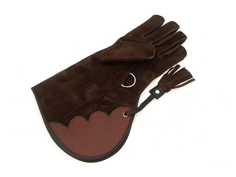 Suede Leather Falconry Glove Bird Handling Glove