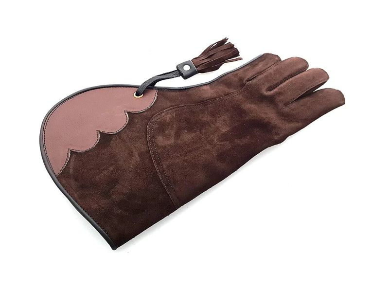 Suede Leather Falconry Glove Bird Handling Glove