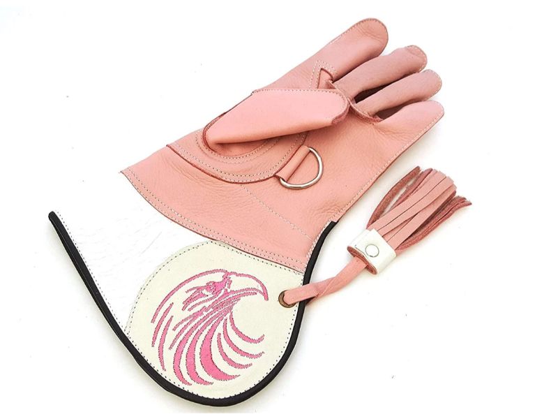 Ladies Leather Falconry Glove Bird Handling Glove