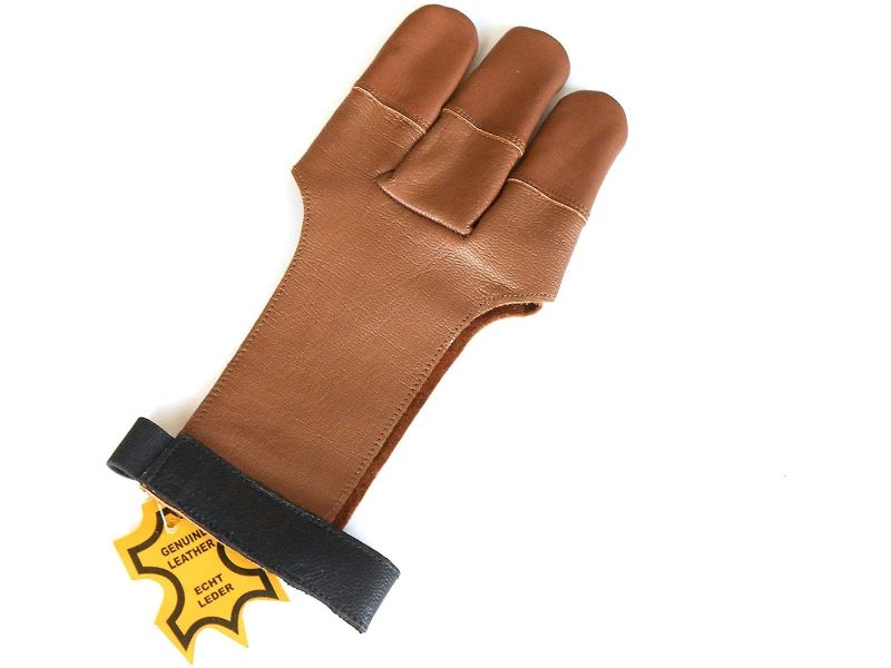 Archery Shooting Glove Leather Archery Shooting Glove