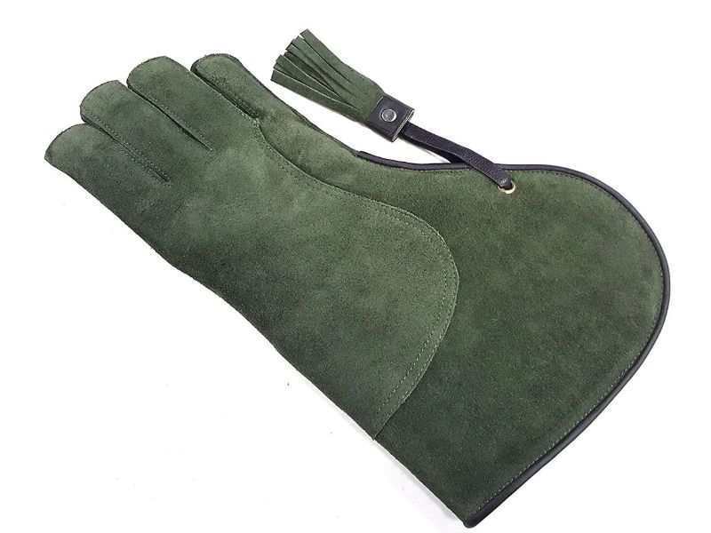 Right Hand Suede Falconry Glove Bird Handling Glove