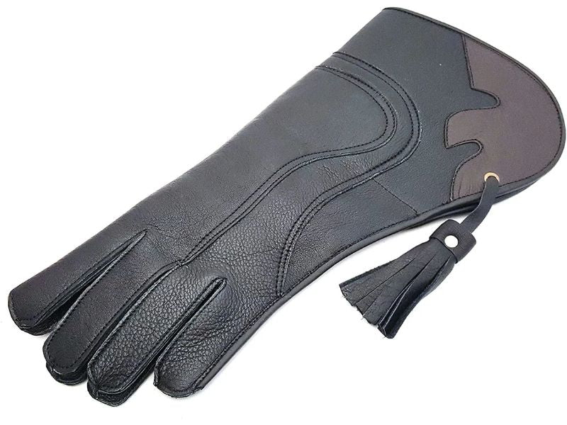 Extra Long Leather Falconry Glove Bird Handling Glove