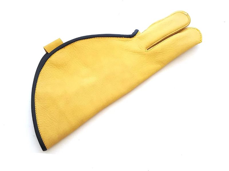 Short Leather Falconry Glove Bird Handling Glove