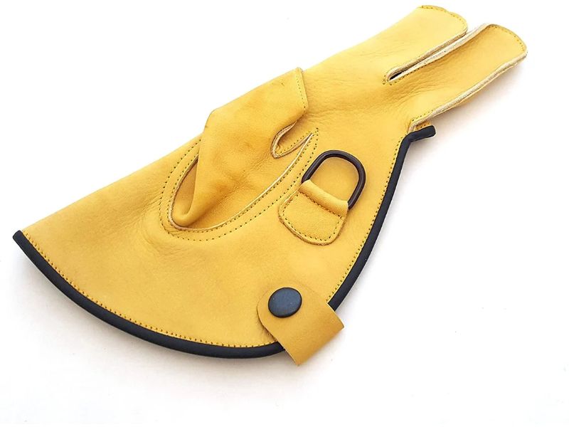 Short Leather Falconry Glove Bird Handling Glove