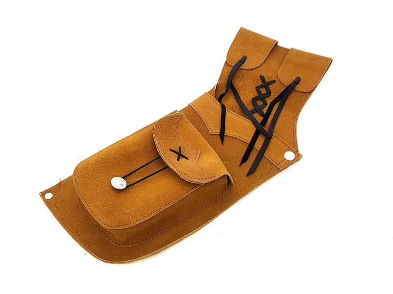 Suede Archery Side Hip Quiver