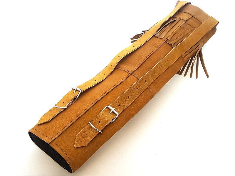 Suede Archery Back Quiver